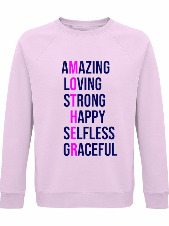 Happy Sweatshirt Pink