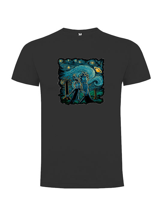 Tshirtakias T-shirt Rick And Morty Black