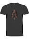 Tshirtakias T-shirt σε Μαύρο χρώμα