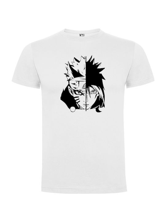 Tshirtakias Tricou Naruto Alb