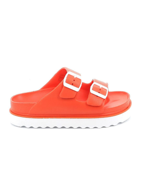 Γυναικεία Σανδάλια Flatforms Πορτοκαλί