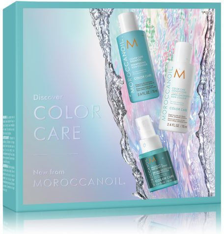 Moroccanoil Color Care Set de îngrijire a părului pentru menținerea culorii cu Șampon, Balsam și Spray 3buc
