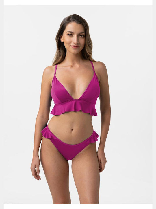 Dorina Set Bikini Τριγωνάκι Φούξια