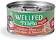 Wellfed Filleto Meze Υγρή Τροφή για Ανήλικες Γάτες σε Κονσέρβα με Κοτόπουλο 70gr