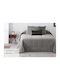 Manterol Casa Κουβερτοπάπλωμα με Γέμιση Microfiber Υπέρδιπλο 235x270εκ. Γκρι 750 GSM