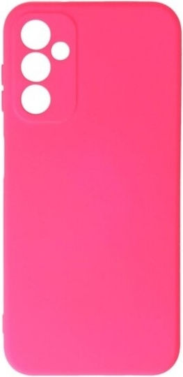 4G Umschlag Rückseite Silikon / Gehärtetes Glas 2mm Fuchsie (Galaxy A14)