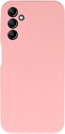 4G Back Cover Σιλικόνης / Tempered Glass 2mm Ροζ (Galaxy A14)