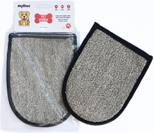 LifoPlus Flax Mythos Ръкавица за почистване на тяло куче Сив