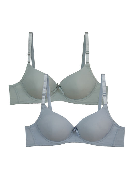 Bra Underwire LIGHT BLUE