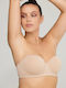 Promise Strapless Bra Beige