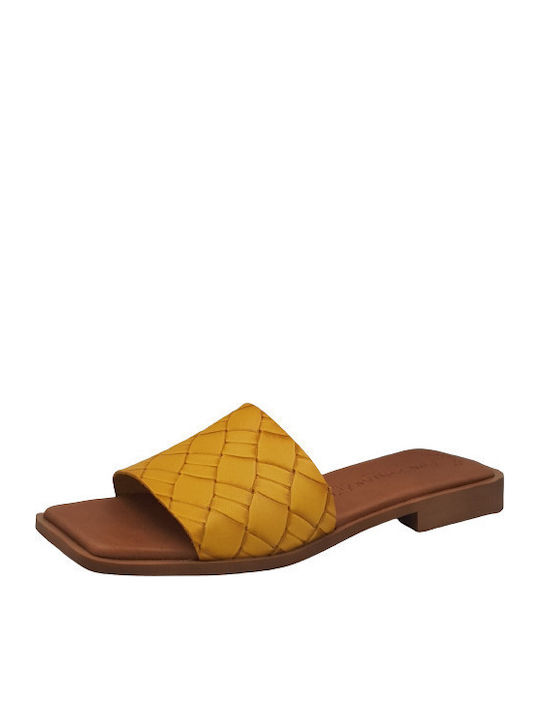 Eva Frutos Leder Flache Sandalen für Damen Anat...