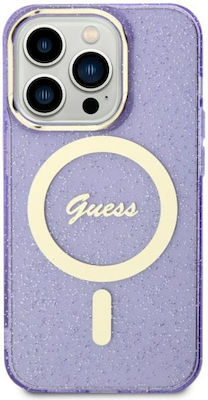 Guess Plastic Back Cover Purple (iPhone 11)