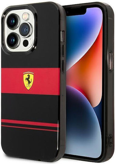 Ferrari Back Cover Πλαστικό / Σιλικόνης Μαύρο (iPhone 14 Pro)