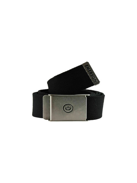 Emerson Men's Wide Belt Black