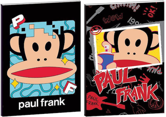 Back Me Up Τετράδιο Ριγέ Β5 40 Φύλλων Paul Frank Digital Skate (Διάφορα Σχέδια/Χρώματα)
