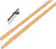 028 Wooden Pole Rake 1.2m