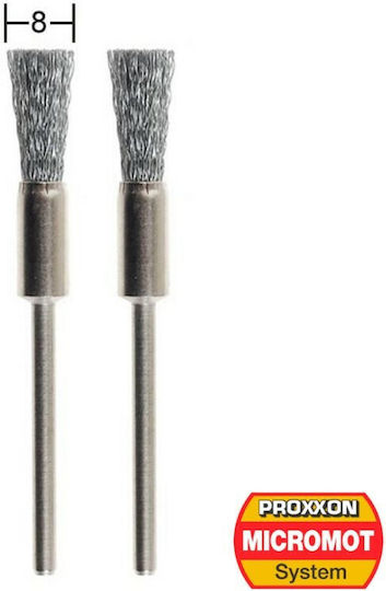 Proxxon 28955 Drahtbürste für Bohrmaschine 8mm Set von 2Stück