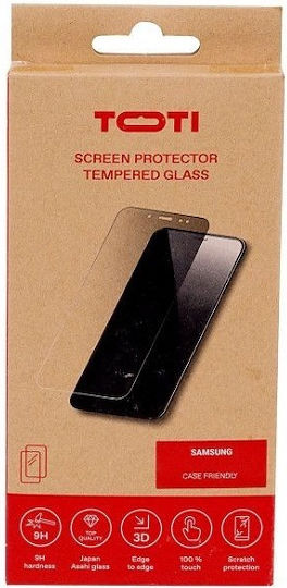Toti 2D Закалено стъкло Черен (Galaxy S21 FE 5G)