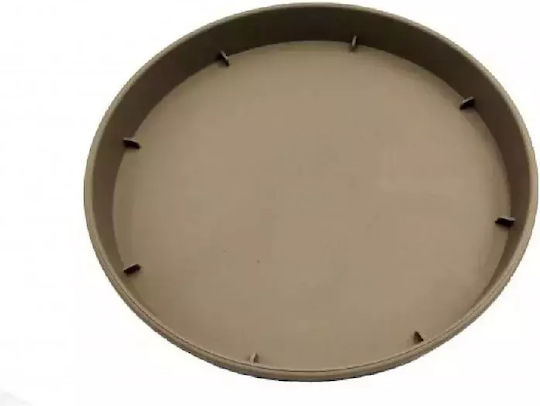 Et Plast anais Plate Pot Plastic Brown 16x16cm