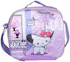 Sunce Σχολικό Τσαντάκι Φαγητού Ώμου Μωβ Hello Kitty 23x9x26εκ.