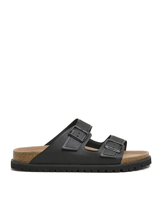 Pepe Jeans Urban Ανδρικά Σανδάλια σε Μαύρο Χρώμα