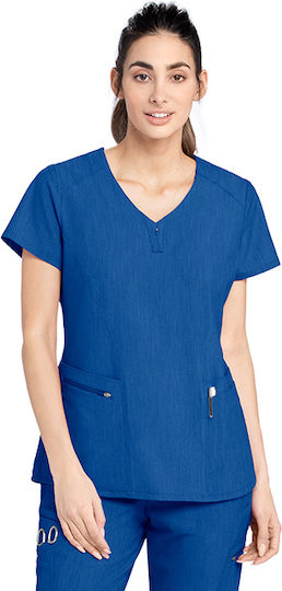 Grey's Anatomy London Women's Navy Blue Medical Blouse