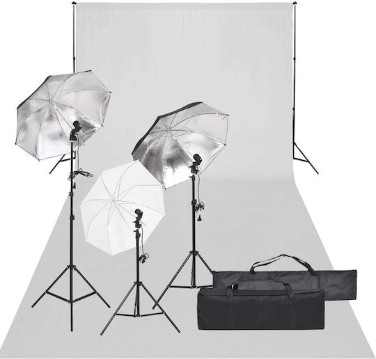 vidaXL Fotostudio-Set Lichter Schirm für Studio