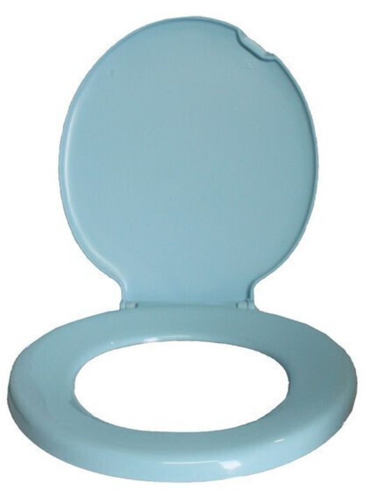 Toilettensitz Kunststoff 45,5x36,7cm Blau