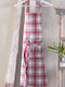 Rythmos Check Apron Red 85x60cm