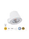 GloboStar Waterproof Wall-Mounted Outdoor Spot Light IP65 with Integrated LED White