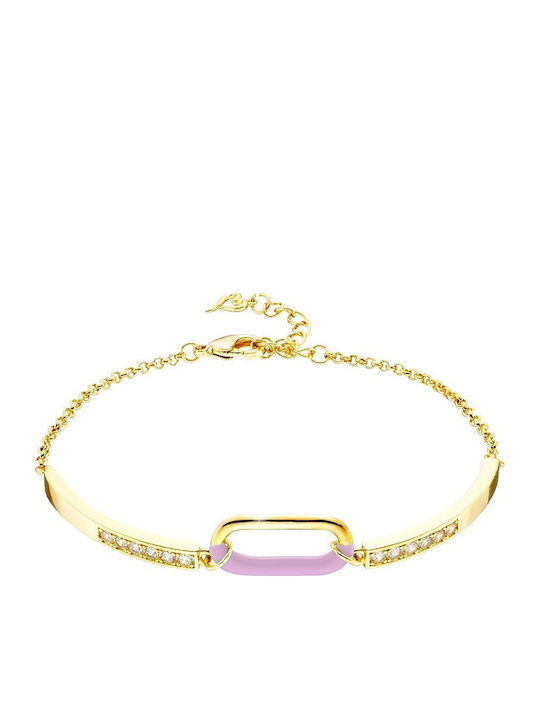 Loisir Enamel Дамско Гривна Златно с Циркон