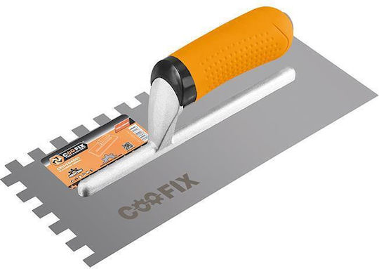 Coofix Σπατουλαδόρος Μεταλλικός Οδοντωτός 280x120mm με Πλαστική Λαβή CFH-Y04001