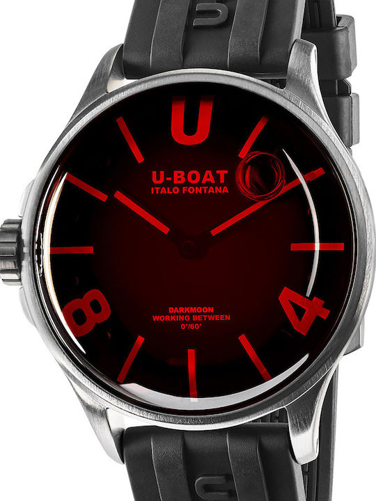 U-Boat Darkmoon SS Ανδρικό Ρολόι 41.5mm Μπαταρί...