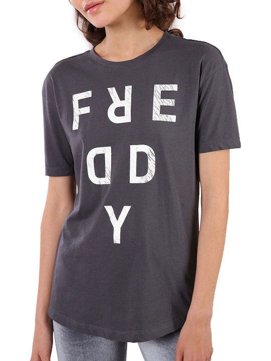 Freddy Γυναικείο T-shirt Γκρι