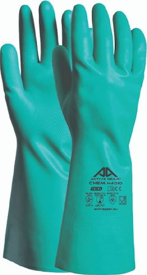 Active Gear Wasserdicht Schutzhandschuhe Garten Schwarz Nitril 1Stück