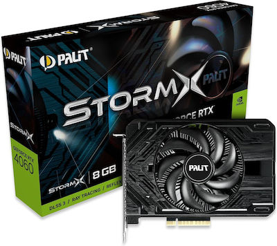 Palit GeForce RTX 4060 8GB GDDR6 StormX Κάρτα Γραφικών