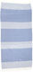 Beach Pareo with Fringes Blue 170x85cm