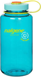 Nalgene Plastic Water Bottle 1000ml Blue