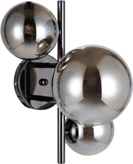 Italux Canello Classic Lamp Wall with Socket G9 Black 26cm
