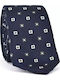 Makis Tselios Fashion Men's Tie Monochrome in Blue Color