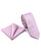 Legend Accessories Men's Tie Set Printed Pink