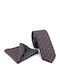 Legend Accessories Set de Cravată pentru Bărbați Tipărit în Culorea Negru