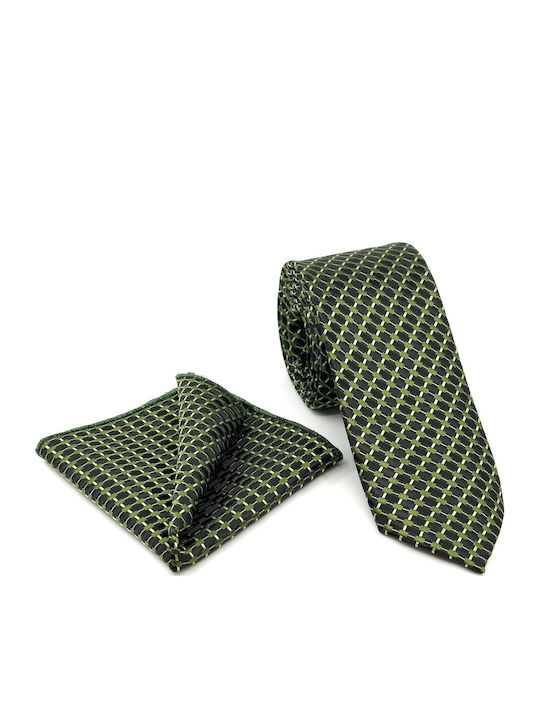 Legend Accessories Men's Tie Set Printed Green