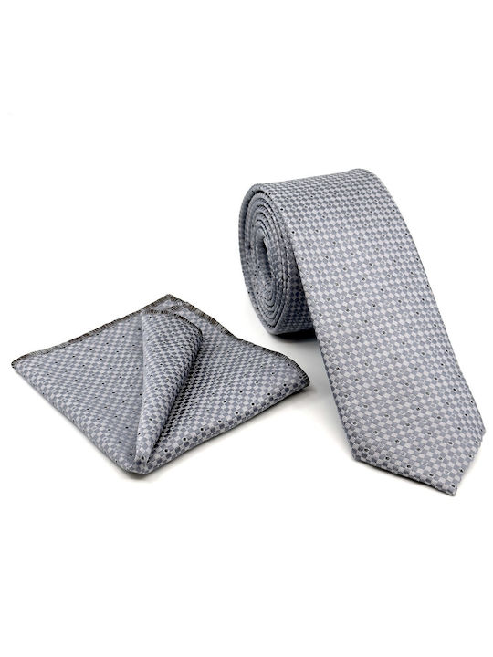 Legend Accessories Men's Tie Set Printed Gray