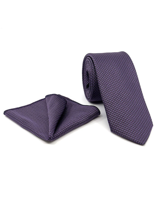 Legend Accessories Men's Tie Set Printed Lilac