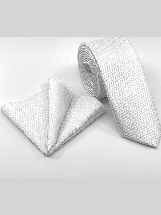 Legend Accessories Men's Tie Set Printed White