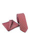 Legend Accessories Men's Tie Set Printed Red