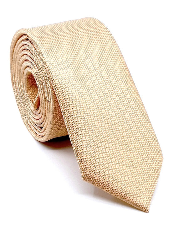 Legend Accessories Herren Krawatte Gedruckt in Beige Farbe