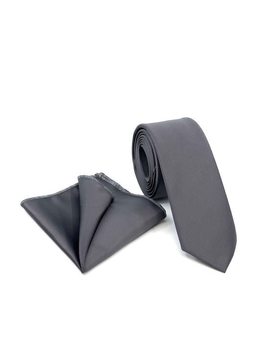 Legend Accessories Men's Tie Monochrome Gray