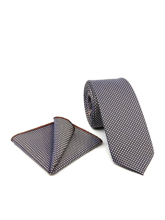 Legend Accessories Men's Tie Set Monochrome Blue